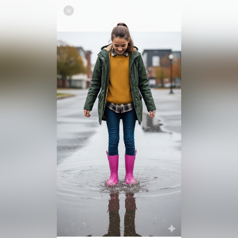 CROCS Fuchsia Waterproof Boots